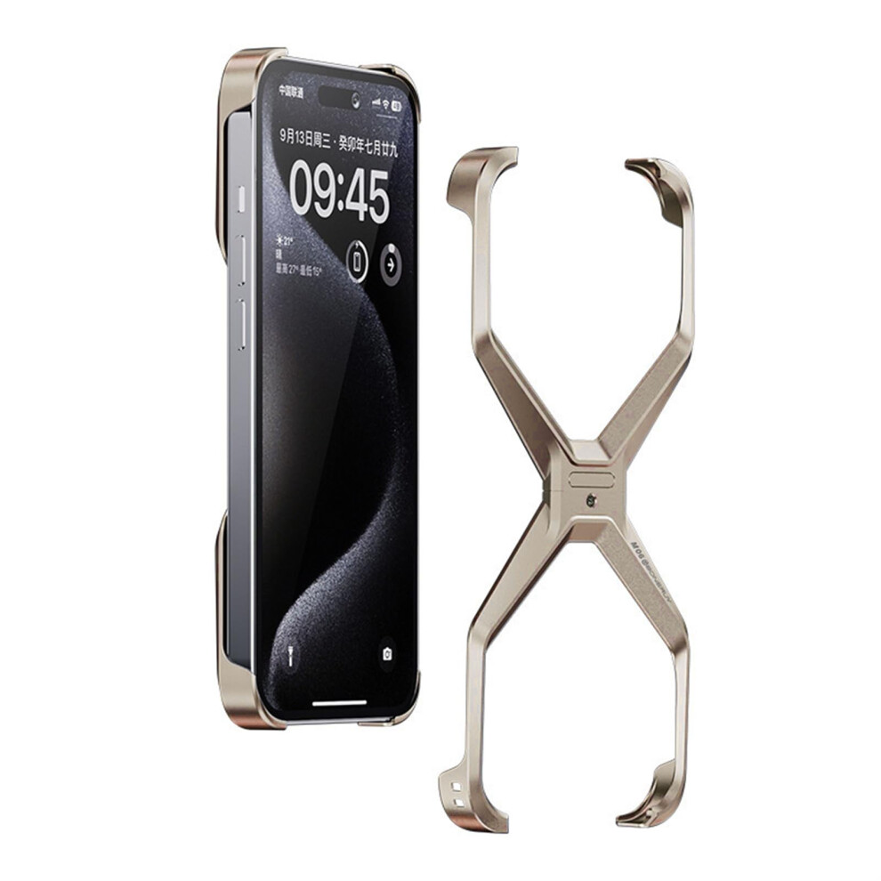 Titanium Case Slim Shockproof Metal Frame With Precise Cutouts Scratch Resistant For Iphone 16 9771547088752
