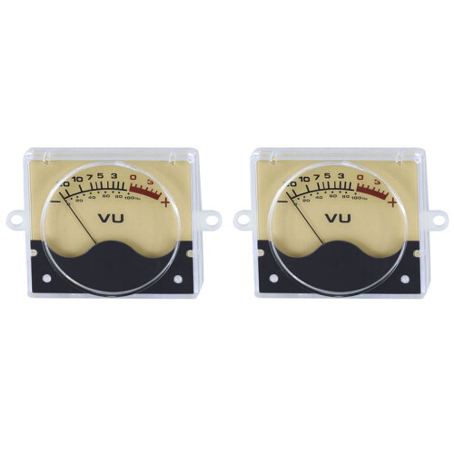 2X P-55SI High Precision VU Meter  DB Meter Amplifier Audio Panel Level Meter with Backlight