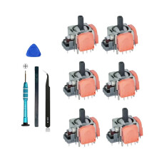6PCS 2nd Gen Angle TMR Hall Joystick for PS5 Gamepad TMR Electromagnetic Joystick Tunnel Magnetic Resistance Joystick