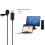 3X Universal USB Microphone Lavalier Microphone Clip- Computer Mic Plug and  Omnidirectional Mic 2
