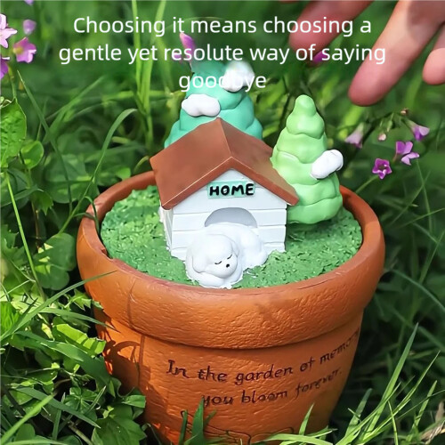 Elegant Pet Ashes Container with Secure Lid For Shelf-Rebirth 2
