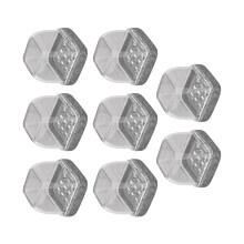 Set of 8 Quiet Chair Leg Protectors with Thick-Small square