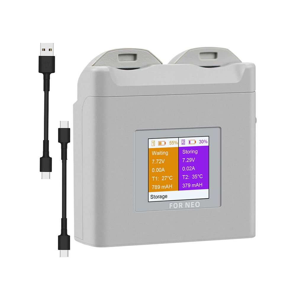 For Neo Two-Way Digital Display Charging Hub Battery Intelligent Charger Charging Butler Power Bank Accessories 6034215238457