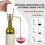 2X Electric Wine Aerator Pourer Automatic  Decanter Dispenser Rechargeable with Micro-USB Cable A 4