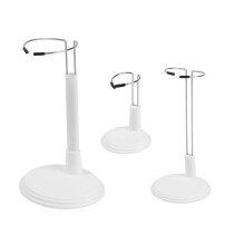 Pack of 3 Knitting Racks Customizable Height Storage-White