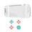For Switch2 Protective Case+D-Pad Button Cap Clear Shell Split Design Anti-Fall Anti-Scratch Case for  Switch2 A 1