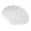 Ceramic Soap Tray Shell Inspires Designs Slip Resistant-White 1