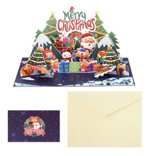Cartoon Christmas Day Cards Christmas Greeting Card for Men and