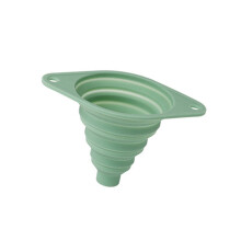 Retractable Silicone Funnel Oil Pouring Tool Space Saving-Green