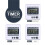 4X Digital Countdown Timer 4 Channel Count  Down Kitchen Cooking Timer Clock 5