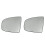 5X Left Side Rear View Mirror Side Mirror Glass Heated + Adjustment for  X5 E70 2007-2013 X6 E71 E72 2008-2014 2
