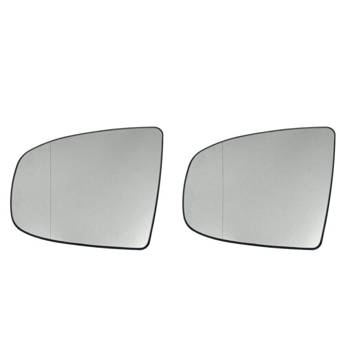5X Left Side Rear View Mirror Side Mirror Glass Heated + Adjustment for  X5 E70 2007-2013 X6 E71 E72 2008-2014 1