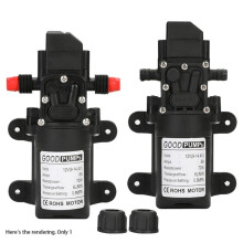 1Pcs Automatic Flow 6L/Min DC12V 70W 130PSI AUTO Diaphragm Water Pump Self Priming Pumps, Straight