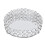 Crystal Cosmetic Makeup Tray Round Mirrored Metal20cm 2