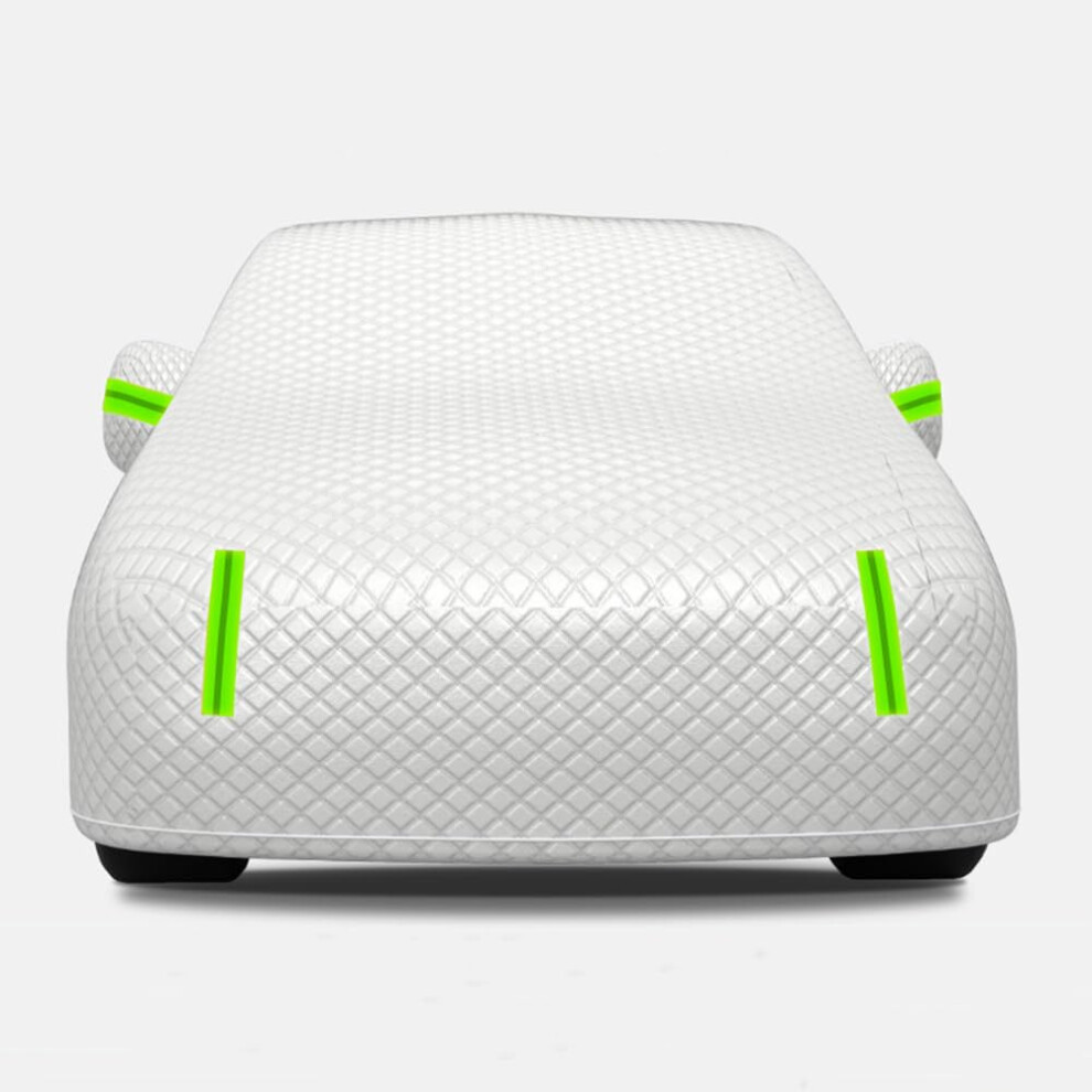 Hail Protector Car Cover For Mercedes Benz Gle 20152021, Waterproof All Weather Shield With Reflective Strips Silver 9073542756392