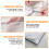 4pc Zippered Delicates Laundry Bags Fine-Gray white fine net 6