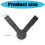 Kitchen Storage Solution Suction Mounted Board Holder Plastic 3