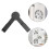 Kitchen Storage Solution Suction Mounted Board Holder Plastic 7