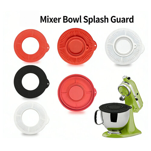 Universal Mixer Bowl Lid Fit 4.5-5 Quart Bowls Keep-White 1 2