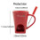130ml Ceramic Chocolate Fondue Mug Set With Fork For-Coffee 4