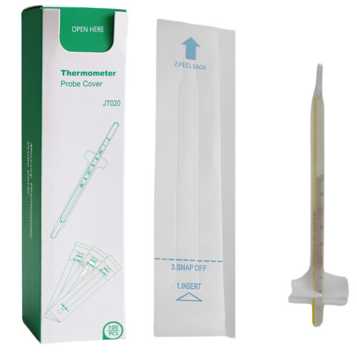100Pcs Disposable Thermometers Protectors For Accurate-A 2