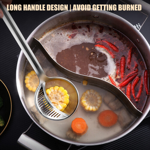 Practical Kitchens Strainer With Long Handle For Deep Pot And 1