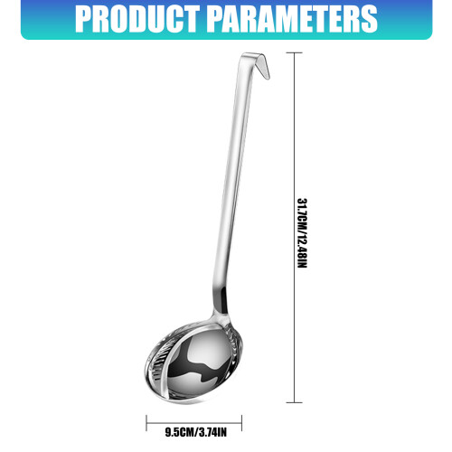 Practical Kitchens Strainer With Long Handle For Deep Pot And 2