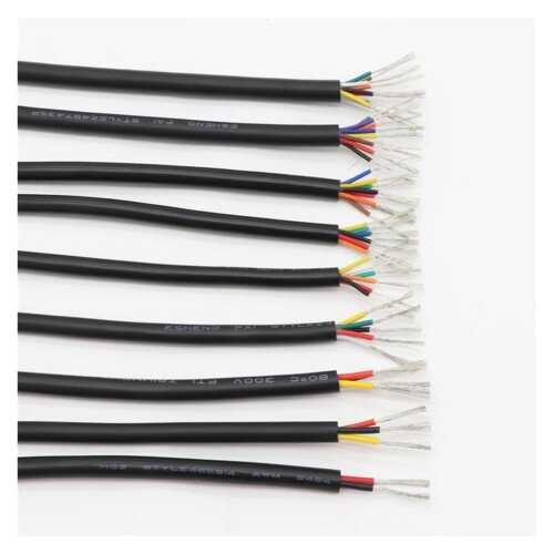 UL2464 Copper Signal Cable 28AWG MultiCore Shielded Wire 5M Flexible Audio Cable for Electronics