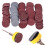 1 Inch 100 Pcs Sanding Discs Pad Kit Round Sandpaper Hook Loop Sander Backer 1