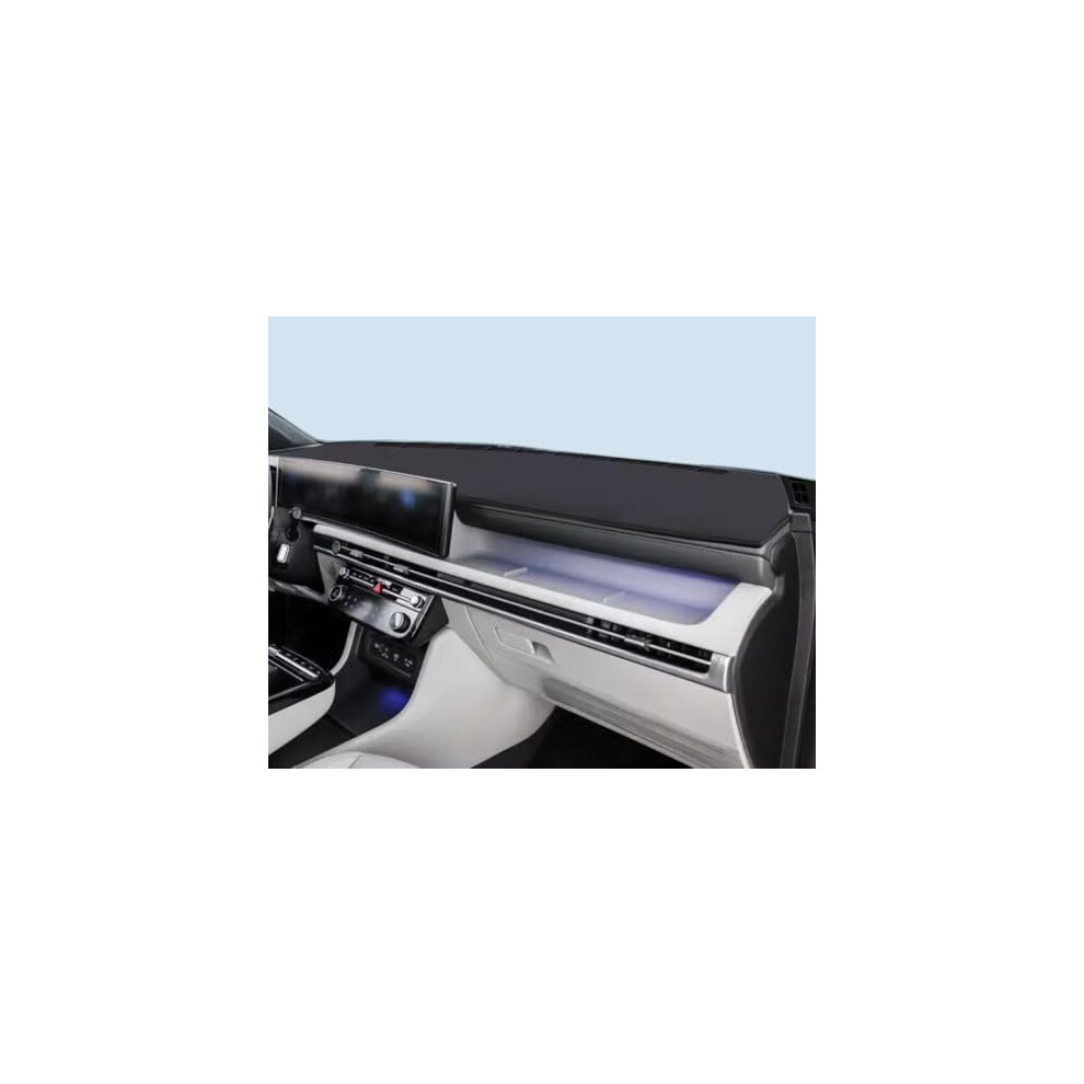 Dashboard Cover For Hyundai Tucson 20252027 Leather Car Dash Mat With Antislip Silicone Base Black 9771547599562