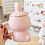Rabbit Designs Keramiktasse, 350 ml, Kaffeetasse mit Deckel-Rosa 6