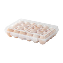 Portable Stackable Egg Storage Box for Fridge, Food-Grade Plastic, Clear Design & Non-Slip Handle – Compatible with Home, Camping, Picnic