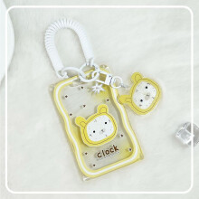 Slide Cover Transparent Card Holder Student Badge Holder Campus Card ID Card Holder Protective Cover for Men And Women