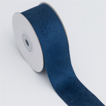 Velvet Ribbon 5 Yards, 1.6IN Corded Wired, Flocking DIY Jewelry & Gift Wrapping Ribbon – Compatible with Christmas, Wedding, Party Decor