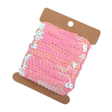 Flat Sequin Ribbon Trim, 10-Yard DIY Sewing Strip for Clothing, Hair Accessories & Costumes – Compatible with All Craft Projects