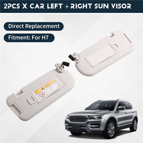 For Hover  H7 Car Interior Sun Visor Front Sun Shield Auto Inner Sunshade Antidazzle Visor Assy Grey 1