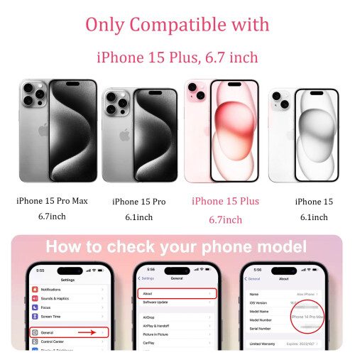 iPhone 15 Plus Case with Mermaid Pattern, Slim Protective Cover, ScratchResistant and Stylish 1