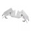 White for  Z650 2020-2024 Winglets Front Nose Cone Panel Fairing Beak 6