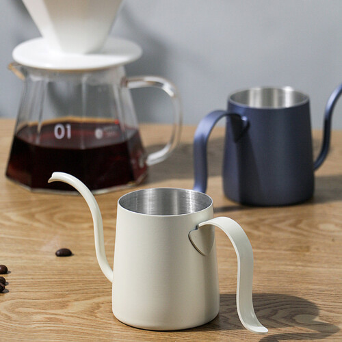 Untarnished Coffee Brewing Coffeepot 250ml-Deep Blue 1