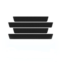 Car Door Sill Protector Carbon Fiber Sticker for Fiat Stilo, ScratchResistant Easy Adhesive Trim