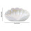 Ceramic Soap Tray Shell Inspires Designs Slip Resistant-White 4