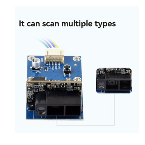 Módulo de Scanner 2D e-Type para Leitura de Código DPM Compatível com DotCode para DM e Outros Formatos de Código de Barras 2