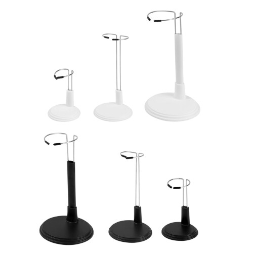 Pack of 3 Knitting Racks Customizable Height Storage-White 1