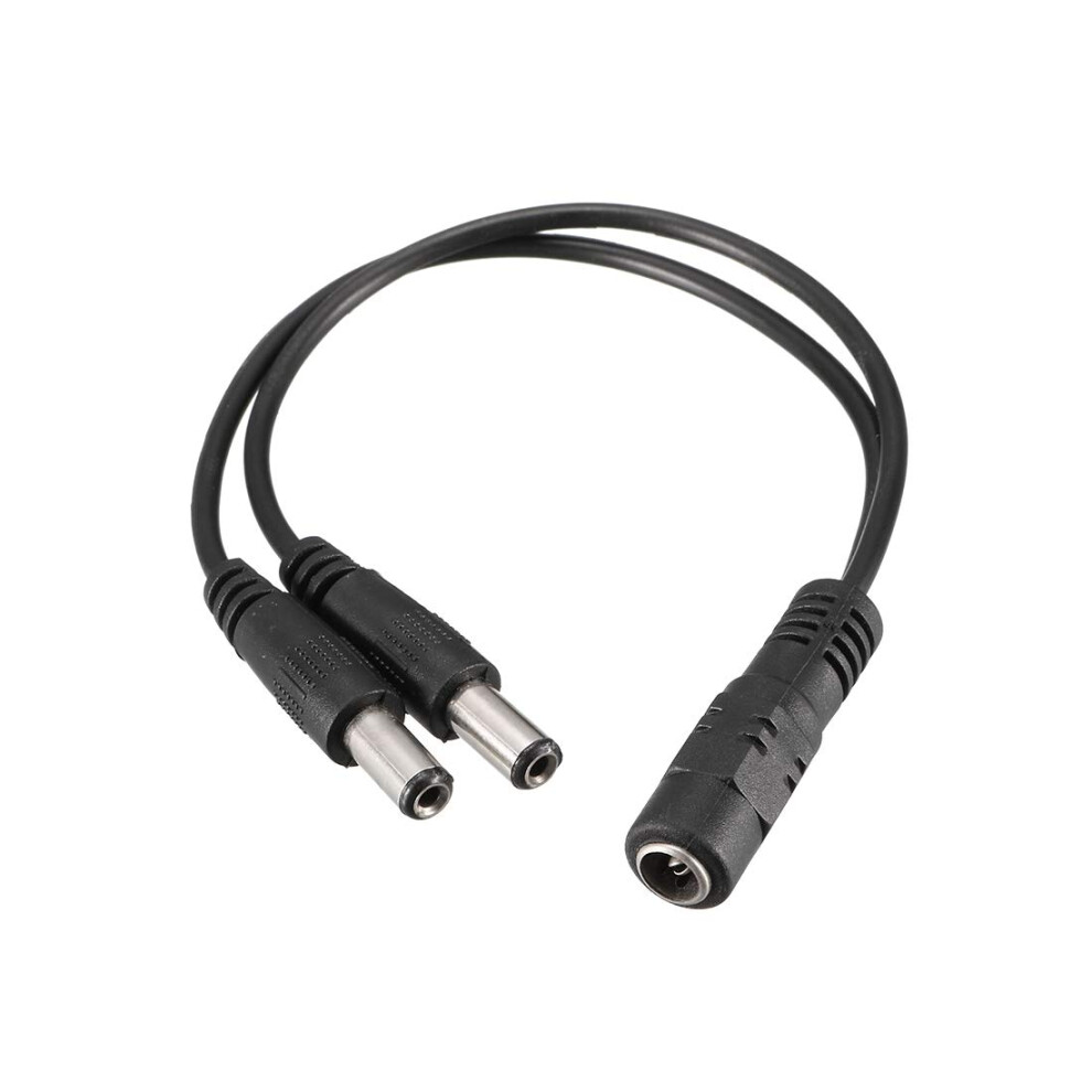 Dc Power Splitter Cable 1 Female To 2 Male 5.5Mm X 2.1Mm 20Cm For Cctv Camera Dual Device Power 9092120833447