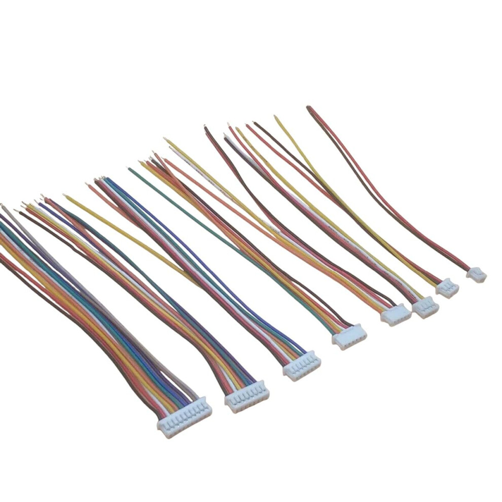 100Pcs 1.25Mm Prewired Plug Connector Kit 210 Pin With 28Awg 150Mm Leads For Pcb Header 9771547599722
