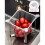 Foldable Sink Strainer Basket Set with 50 Meshes Filters for 4