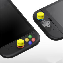 For 2 Split Protective Case Joystick Cap+D-Pad Button Cap Set for 2 D-PAD Color Button Cap Accessories