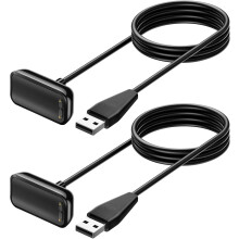 Fast Charging USB Cable Dock Stand, 2Pack Replacement Charger for Fitbit Charge 6/5 and Luxe
