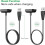Fast Charging USB Cable Dock Stand, 2Pack Replacement Charger for Fitbit Charge 6/5 and Luxe 3