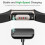 Fast Charging USB Cable Dock Stand, 2Pack Replacement Charger for Fitbit Charge 6/5 and Luxe 5